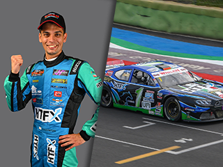 HTFX-Sponsored Driver Vladimiros Tziortzis Shines on the Track at the EuroNascar Italy GP