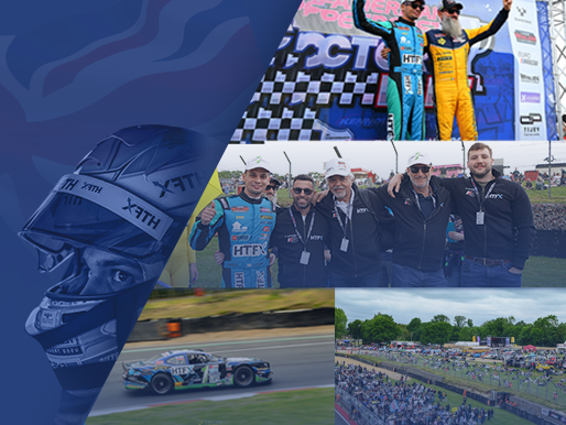 HTFX Proudly Supports Vladimiros Tziortzis in His Epic Battle at the EuroNASCAR Grand Prix UK!